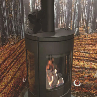 New Thermo-powered Fireplace Fan