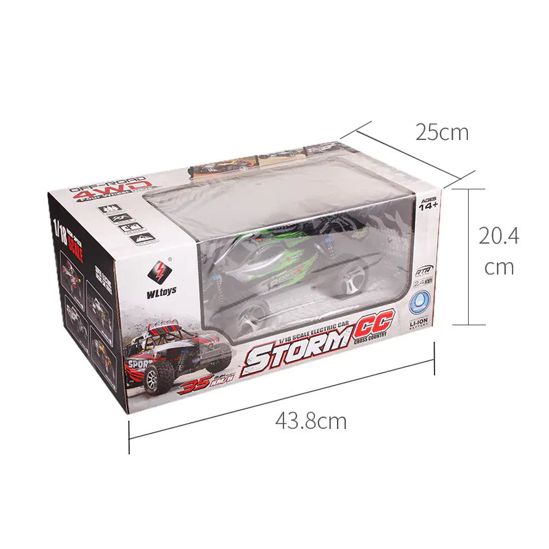 A959 1:18 High-Speed RC Off-Road Car Model