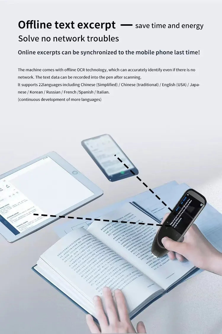 Multi-Language Translation Scanning Pen