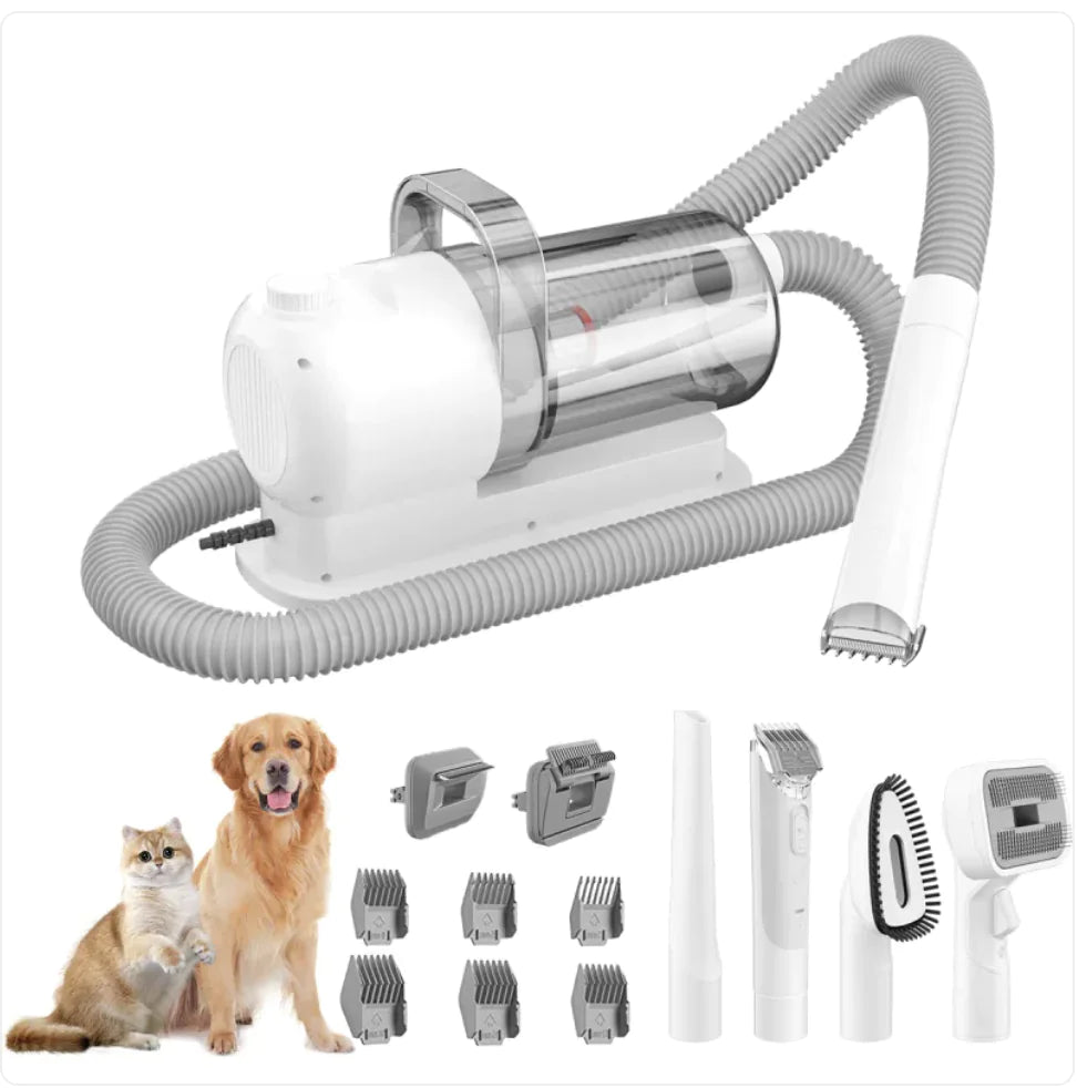 Pet Hair Care Vacuum & Scissors All-in-One Device