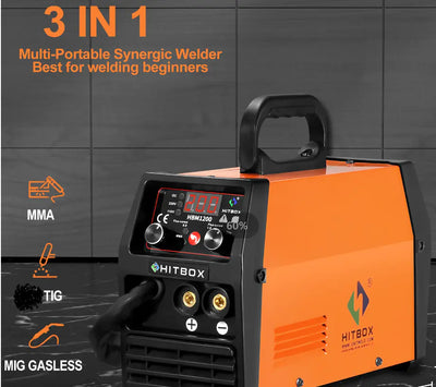 HITBOX 220V Multi-Function Gasless Welding Machine