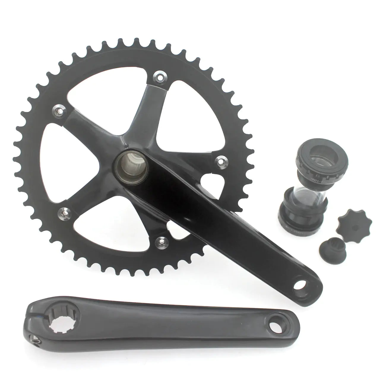 48T Hollow Integrated Crankset for Fixed Gear Bikes