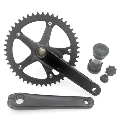 48T Hollow Integrated Crankset for Fixed Gear Bikes